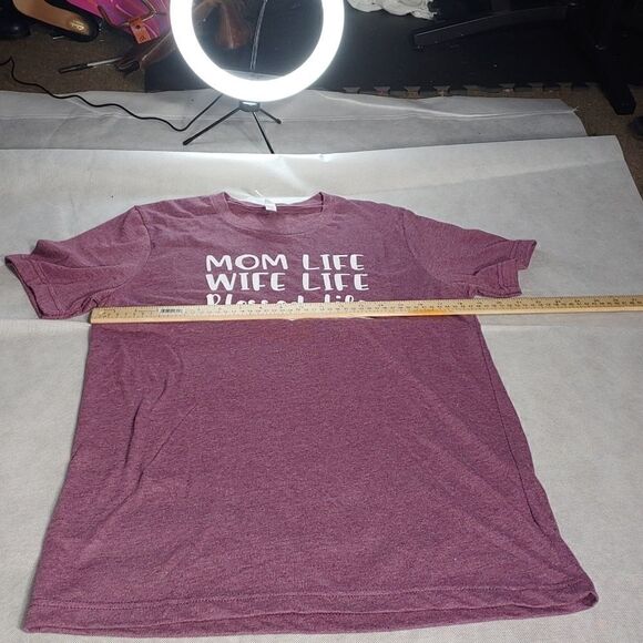 Bella canvas women's tee shirt purple size M - Picture 4 of 9